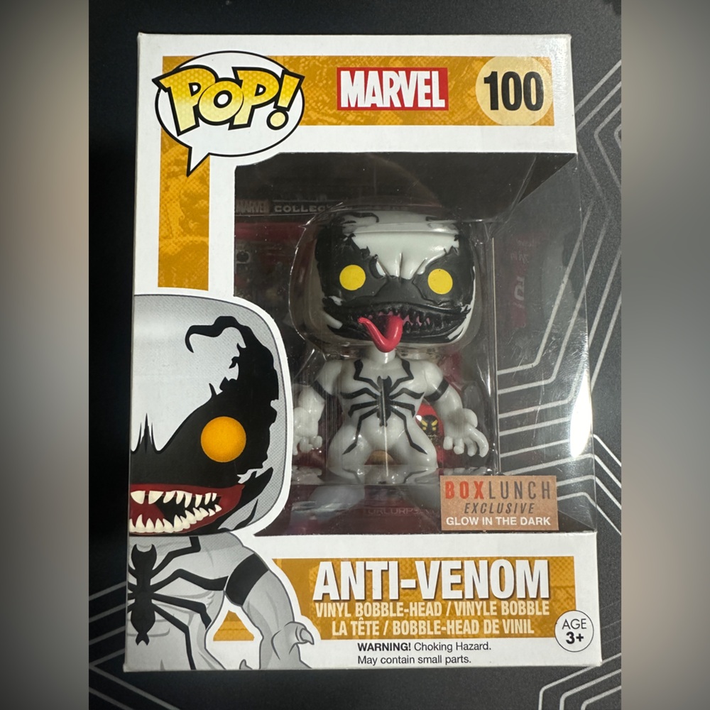 Funko Pop! Marvel - Anti-Venom (Glow in the dark) - Box Lunch Exclusive …